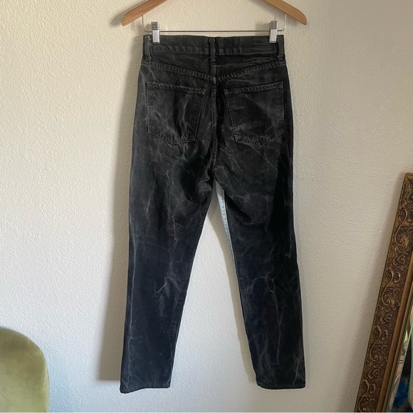 Revice Two Tone Ex Boyfriend Straight Leg Denim Jeans Blue & Black Size 25 - Picture 6 of 10